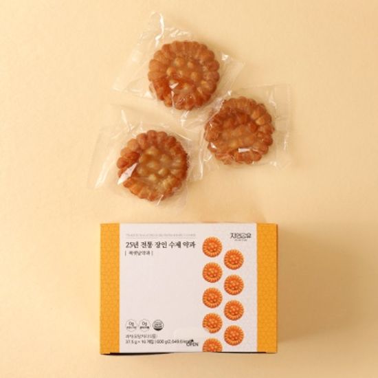 자연공유 25년 전통 장인 수제 약과 1박스 16개입
