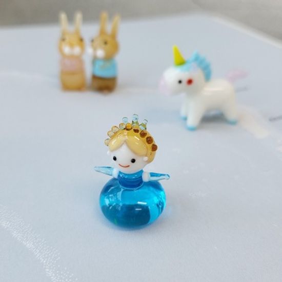 유리 미니어쳐 눈의 여왕