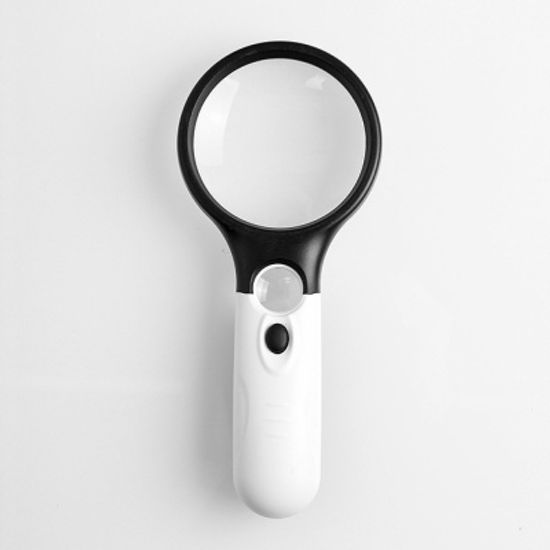 LED라이트 2구 돋보기 / 고광도 핸디확대경