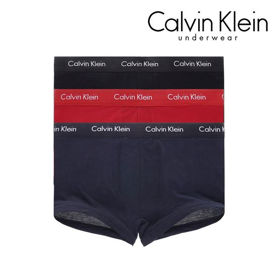 CK 언더웨어 프리미엄 드로즈 코튼 3팩 남성 속옷