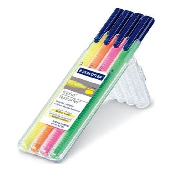스테들러 트리플러스형광펜4색 W721406