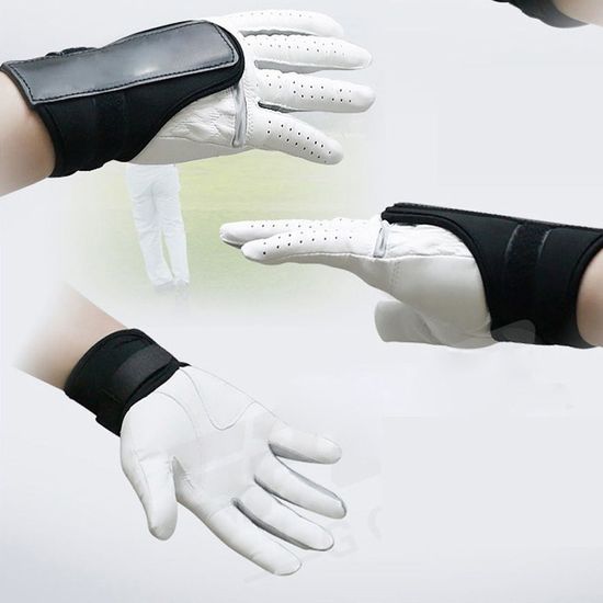 파워큐 골프 손목꺽임방지 장갑 아대(W87A88F)