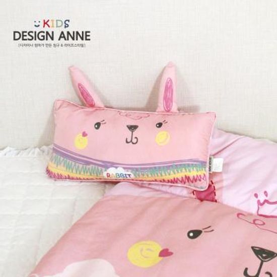 [디자인엔] 알러지케어 허니래빗 키즈솜베개