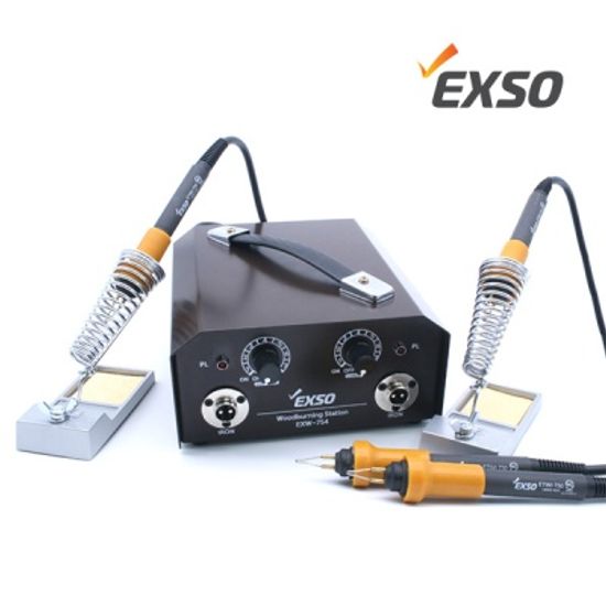 엑소 우드버닝 스테이션 4구 EXW-754 인두기