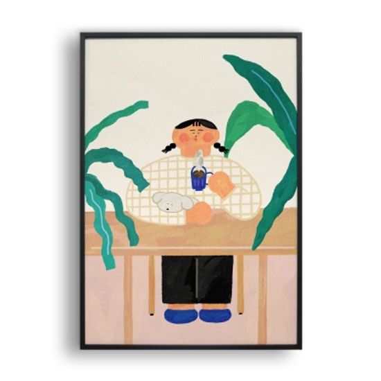 나는더죽따 (Art Print) / 일러스트 액자