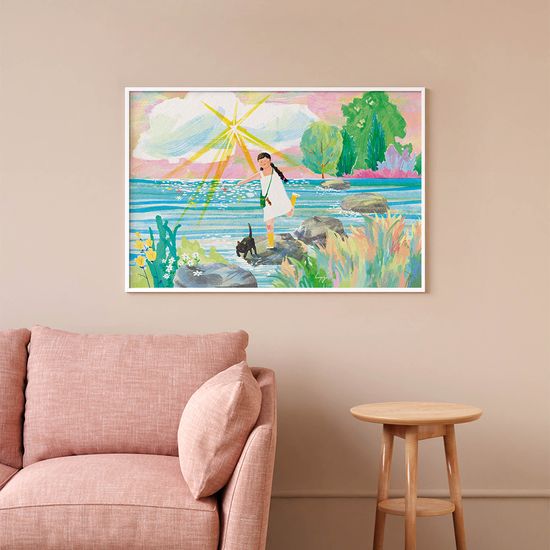 중심 잡기, 한페이지 작가 그림