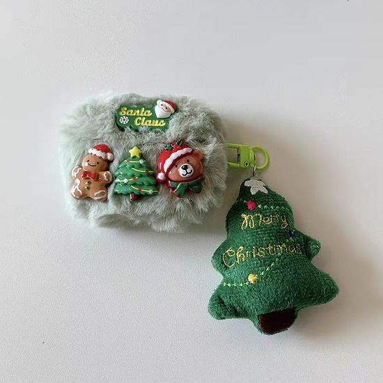 에어팟 4 3 2 1 프로 케이스 크리스마스 털 인형 키링