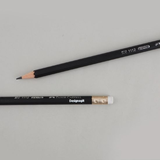 [주문제작]네임연필2B 6자루파버카스텔_블랙