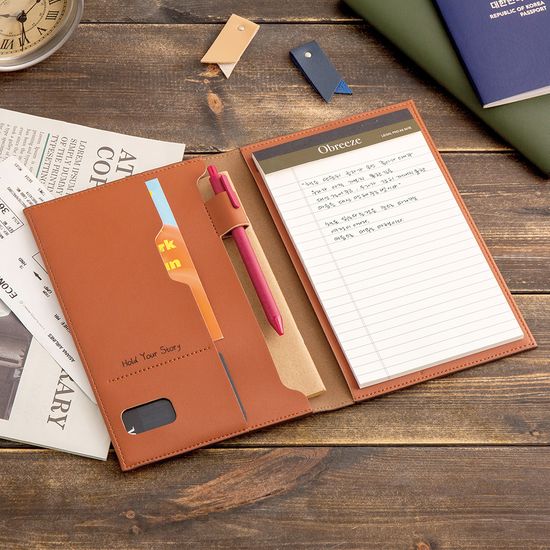 [무료각인]오브리즈 줄라이 메모패드+속지set 