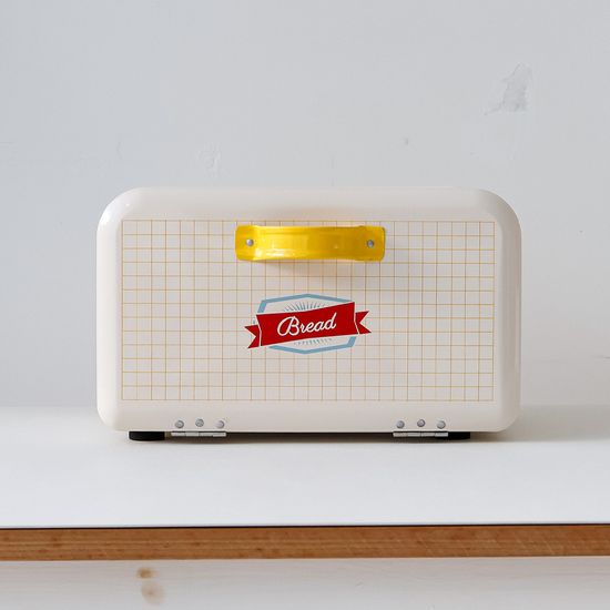 레트로 철제 브레드박스 영양제보관함