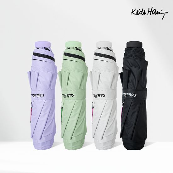 [1+1] 키스해링 7K 카본 워킹하트 3단 양우산