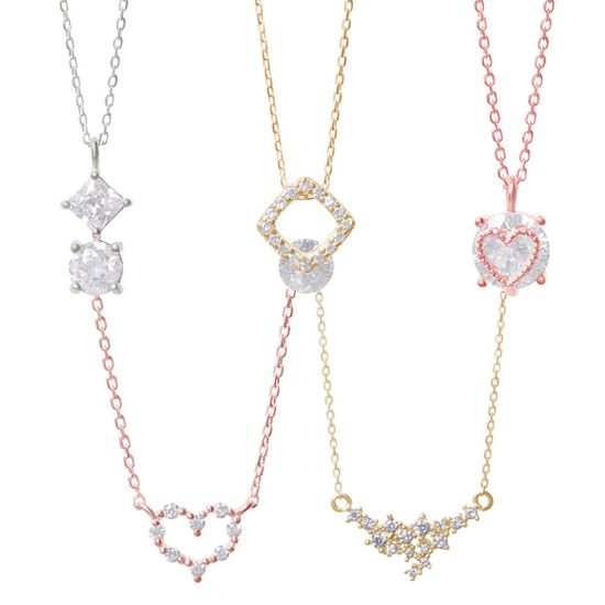 [쥬아나윤]전체 실버 925 여자 은 목걸이