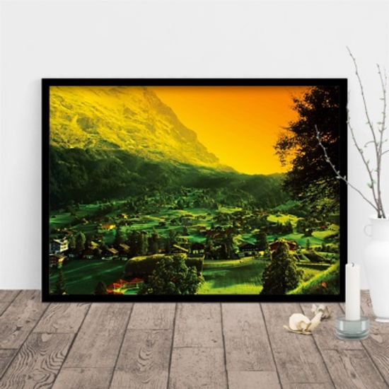 1000조각 직소퍼즐▶ 라우터브룬넨의 아름다운 일몰 (PK1000-3138)