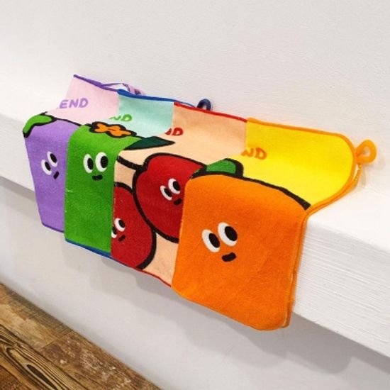 핑크풋 2000당근친구들핸드타올