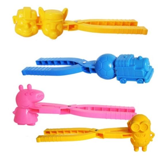 카툰 캐릭터 스노우 볼 메이커 집게 눈사람 만들기 틀