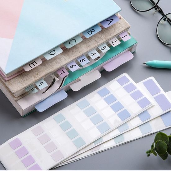 다이어리 꾸미기 인덱스 스티커 파스텔 이름표