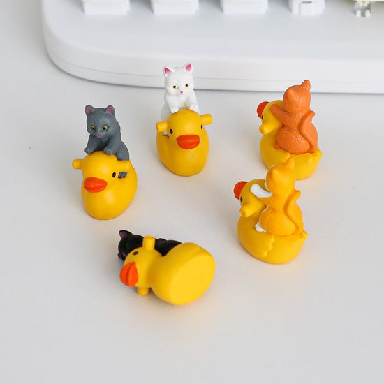 오리 고양이 피규어 5종 세트