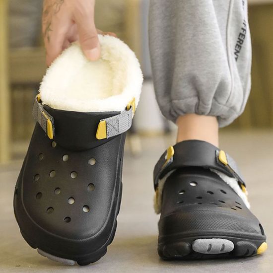 털 내피 크록스 호환 안감 샌들 퍼 탈부착(WDF790E)