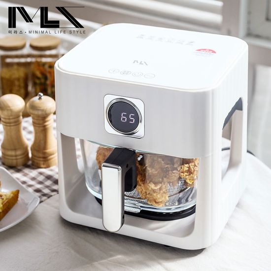 미라스 쇼글라스 에어프라이어 4.5L MS-200GA