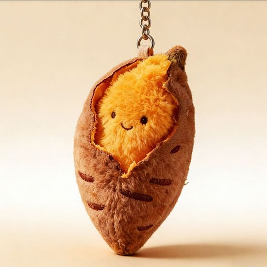 귀여운 군고구마 봉제 인형 키링 가방참 열쇠고리