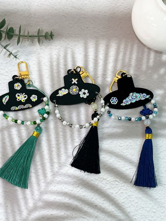 갓 키링 만들기 DIY 키트 노리개 비즈 공예 수업 교구