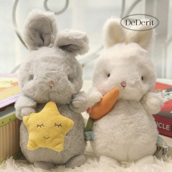 [데데리트]귀여운 인테리어 당근 토끼 애착 봉제 인형
