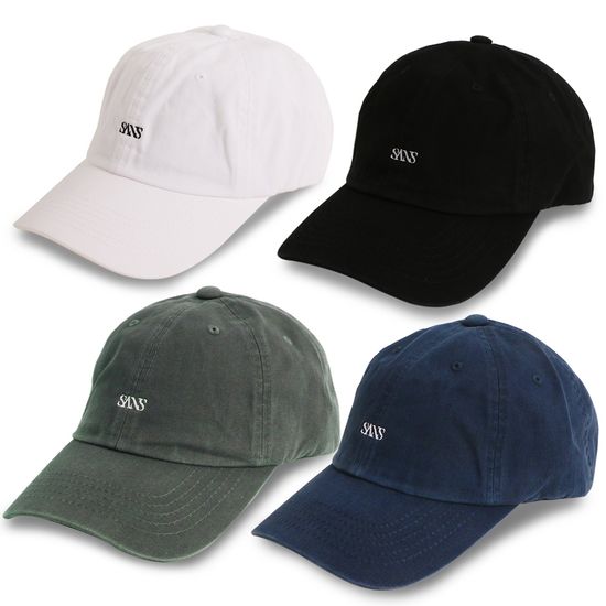 SANS 워싱 볼캡 깊은 캡 야구 모자 4SIZE 여성 남성