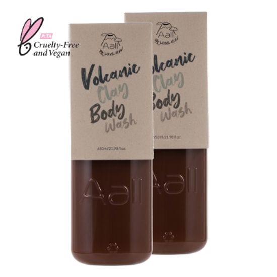 에이올 화산송이 비건 무실리콘 바디워시 650ml 2개