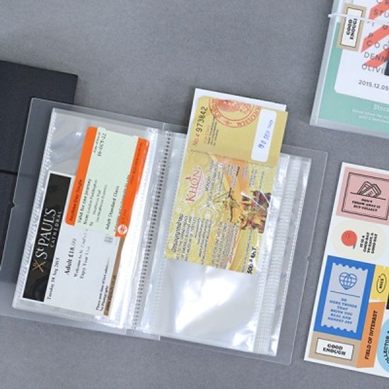 스토리지 티켓북 (56포켓+스티커 4장)