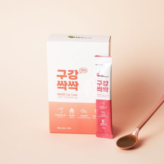 고양이 구내염 면역 치아 영양제 구강싹싹 180g