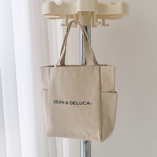 딘앤델루카 내츄럴 캔버스 에코백