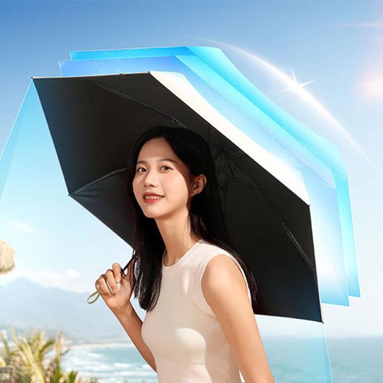 미니 초경량 5중 메쉬원단 양우산 2color