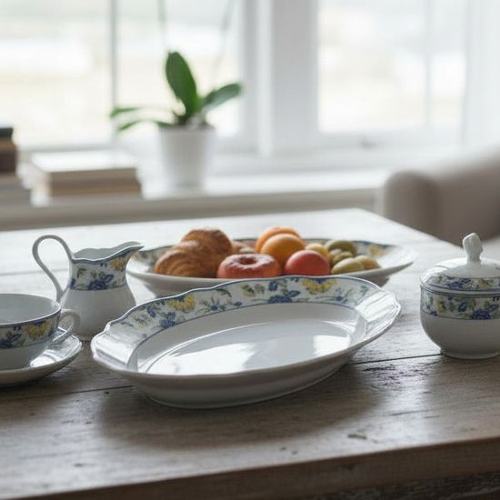 후첸로이터 파피용 오발플레이트(대) 35cm 1P