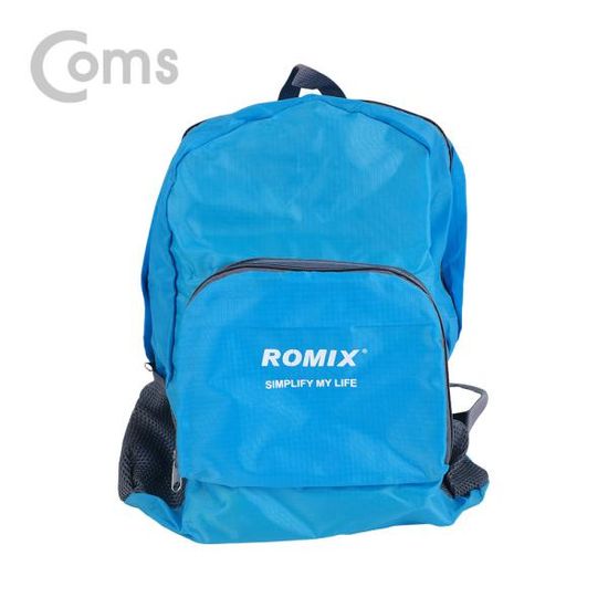 휴대용 백팩 접이식 생활방수 블루 캠핑