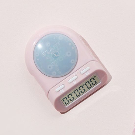 드레텍 T-186 학습용 타이머 스탑워치 핑크