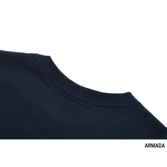칼하트 K126 워크웨어 포켓 긴팔티 Navy