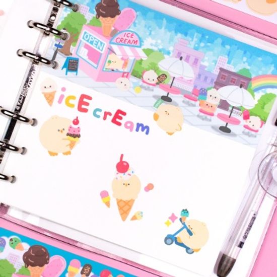 병아리 만두 삠 캐릭터 스티커 - 우당탕탕 삠의 일상