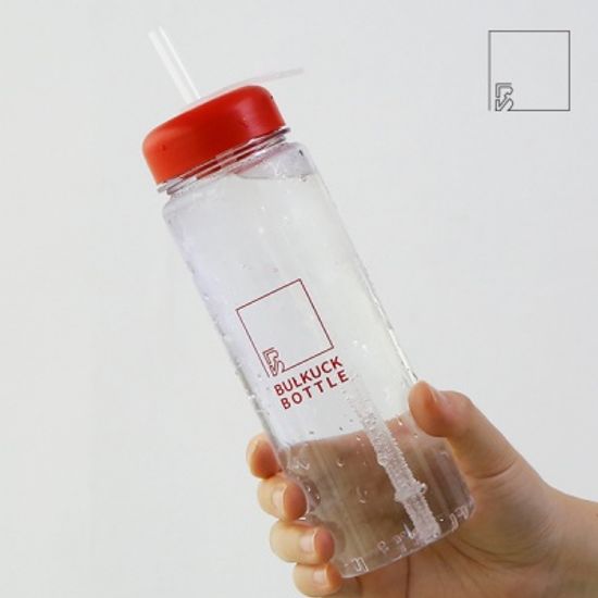 BULKUCK 트라이탄 스트로우 보틀 500ml (레드)