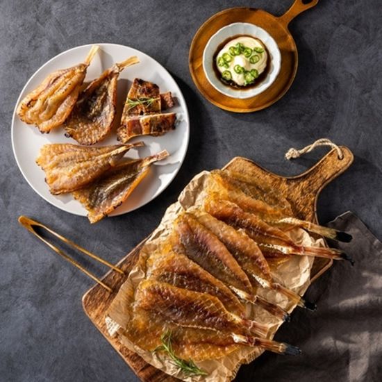 캠핑 안주 두툼한 순살 꼬리 아귀포 5미