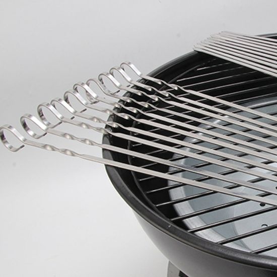 캠핑타임 바비큐 꼬치 10p세트 그릴 스텐 캠핑꼬치