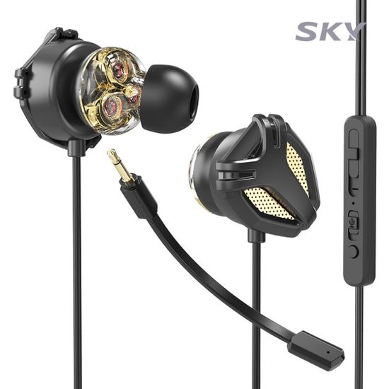 스카이 핏 트리플 드라이버 게이밍 유선 이어폰 EPM1