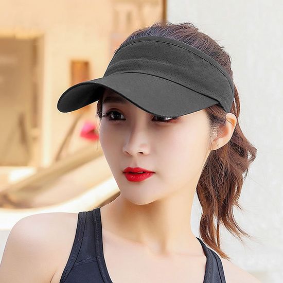 쿨링 메쉬 스포츠 썬캡(다크그레이)