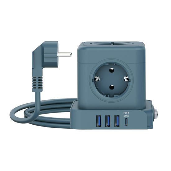 [에코너] MT04 큐브 멀티탭 전선형 1.8m/5구/C타입