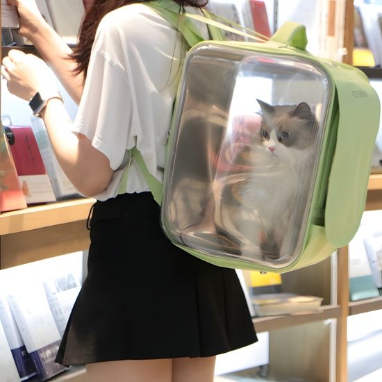 [파밀리아] 반려동물 캐리어백_Trendy  투명창V2 백팩