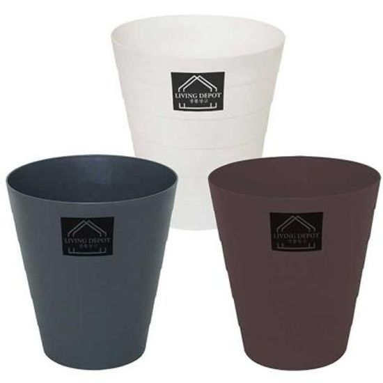 Simple LINE 오픈 휴지통10L 3color 26.5x30cm