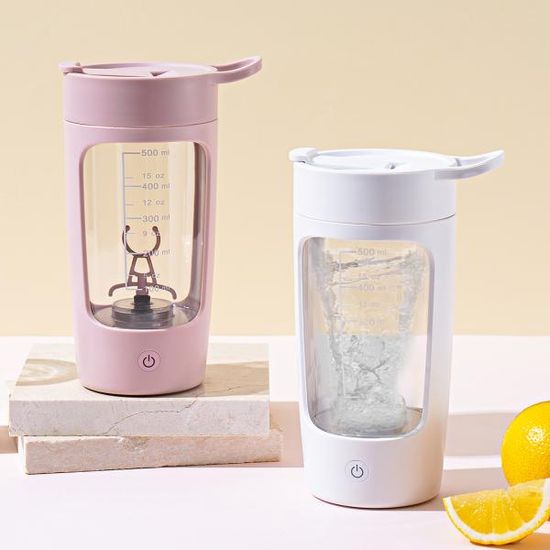 랄라 무선 전동 텀블러 650ml 휴대용 대용량 쉐이커