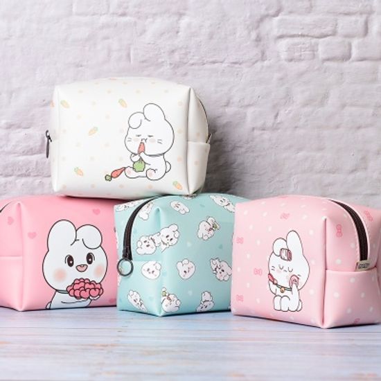 국내 캐릭터 몽슈 정품 브레드 파우치