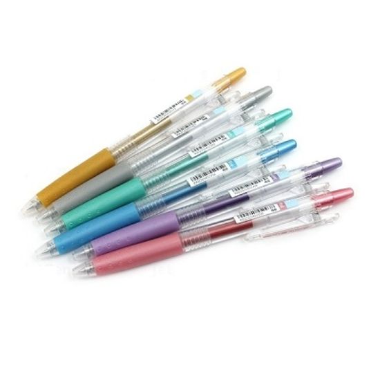 파이롯트 쥬스 0.5mm 중성펜-메탈릭컬러 6색 60EF-6CM