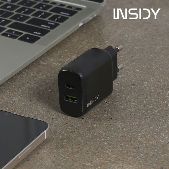 인사이디 2포트 듀얼 초고속 정품 충전기 IPC-25W