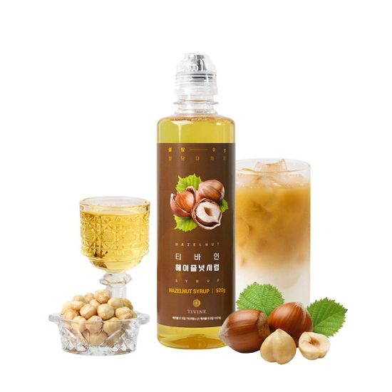 티바인 헤이즐넛 시럽 520g